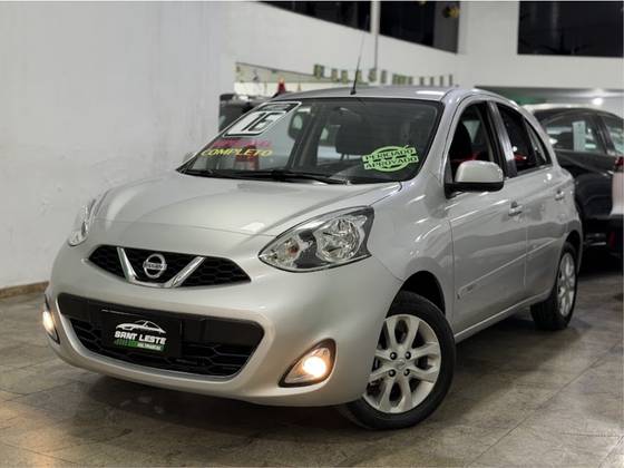 NISSAN MARCH 1.6 SV 16V FLEX 4P MANUAL NISSAN MARCH 1.6 SV 16V FLEX 4P MANUAL